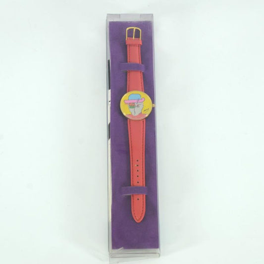 Vintage Peter Max "Face" Watch with Original Packaging and Paperwork