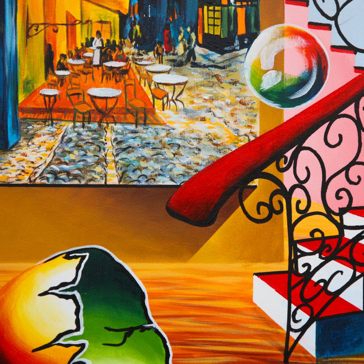 Alexander Astahov- Original Oil on Canvas "Carnival of Dreams"