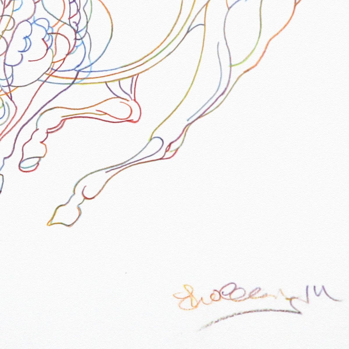 Guillaume Azoulay- Original Drawing "ESSAI KLMD"