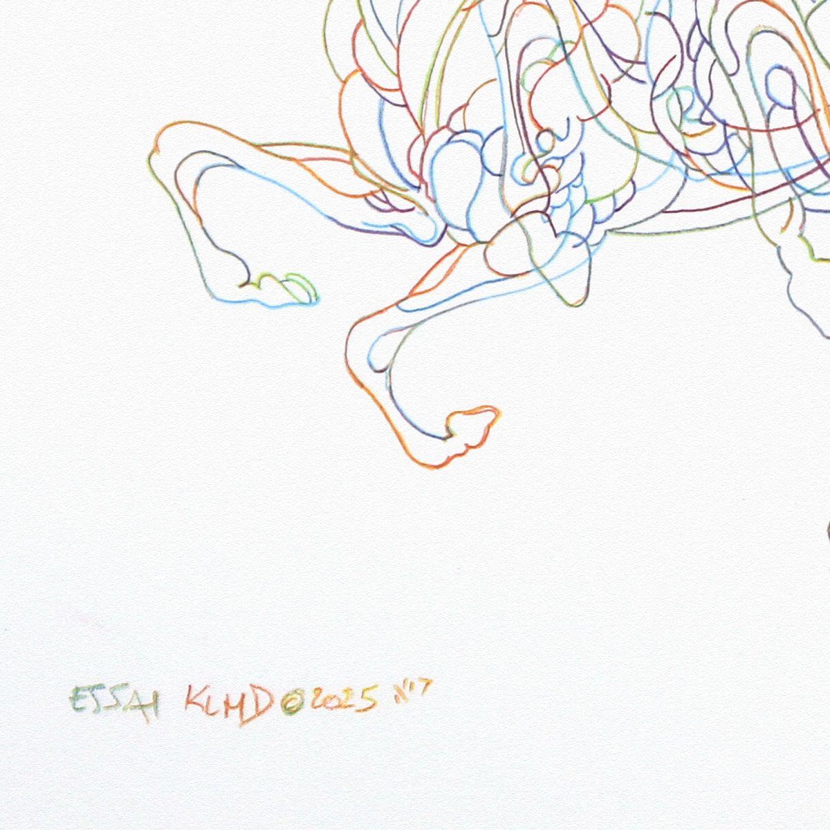 Guillaume Azoulay- Original Drawing "ESSAI KLMD"