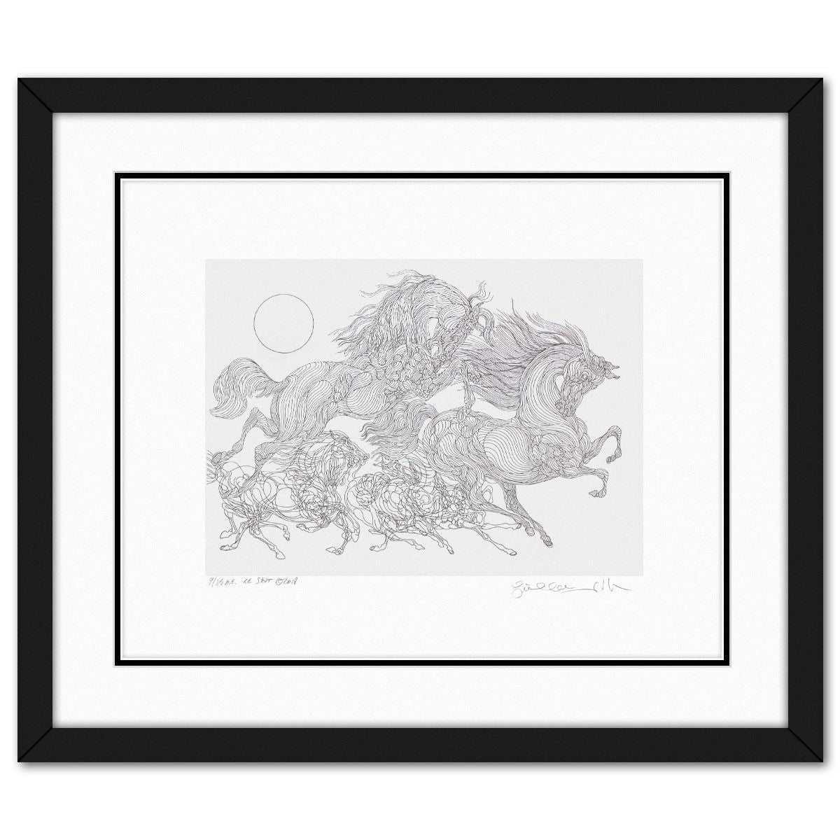 Guillaume Azoulay- Original Etching "Le Saut"