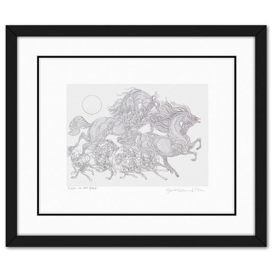 Guillaume Azoulay- Original Etching "Le Saut"