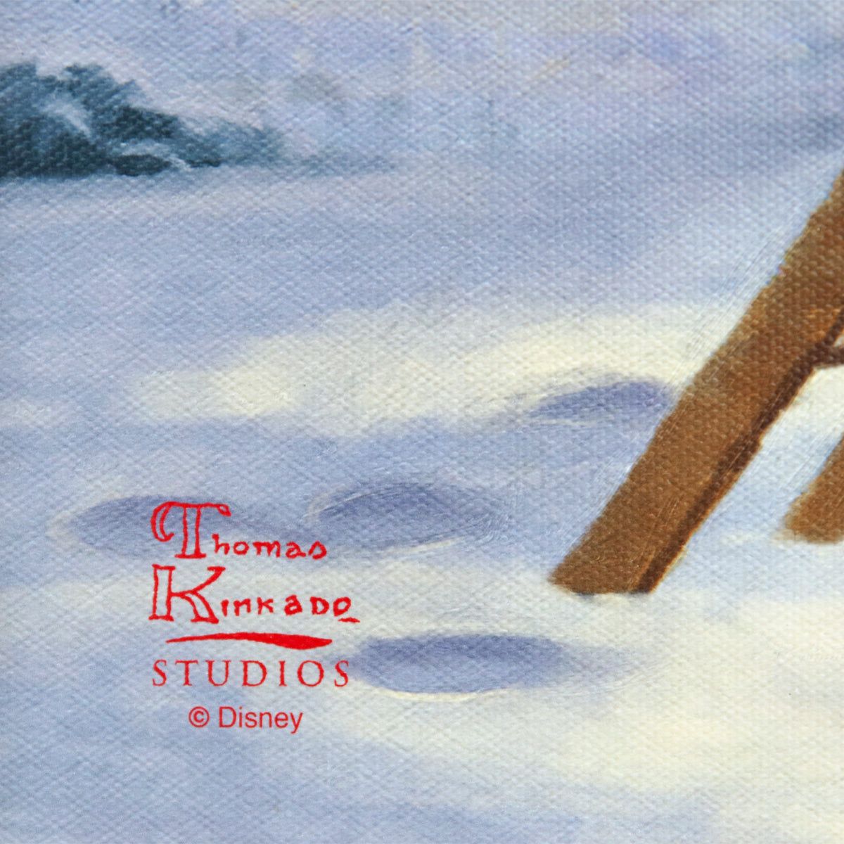 Thomas Kinkade- Hand Embellished Giclee on Canvas "Micket's Victorian Christmas"