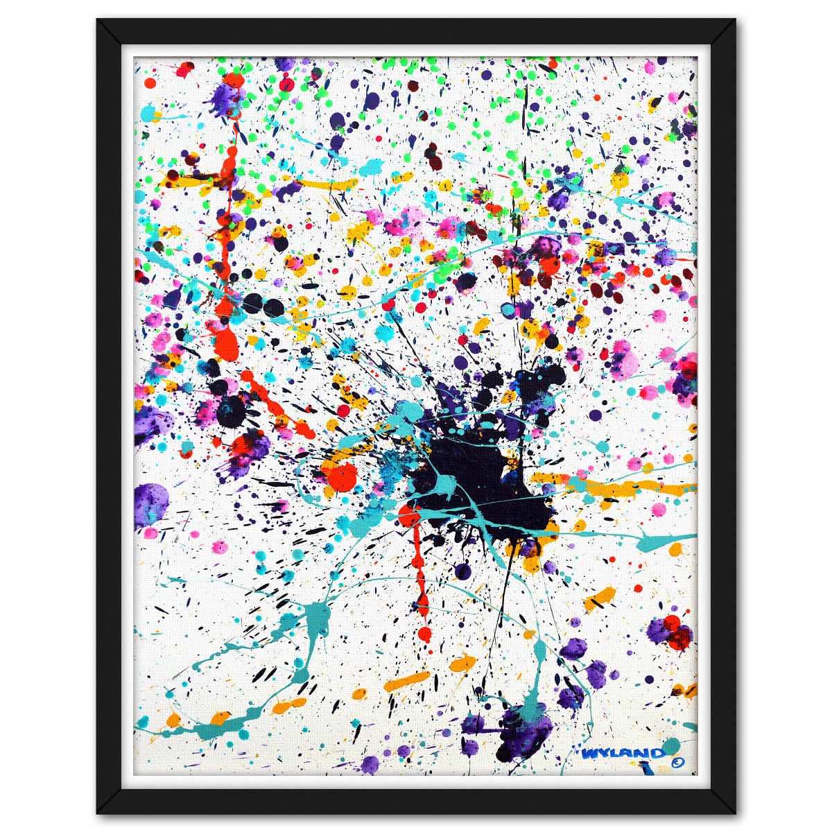 Wyland- Original Painting on Canvas "Abstract"