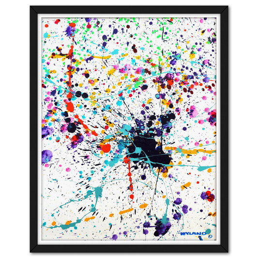 Wyland- Original Painting on Canvas "Abstract"