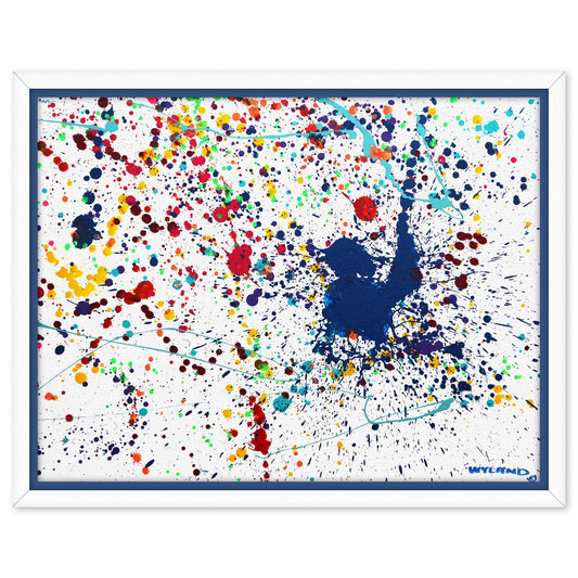 Wyland- Original Painting on Canvas "Abstract"