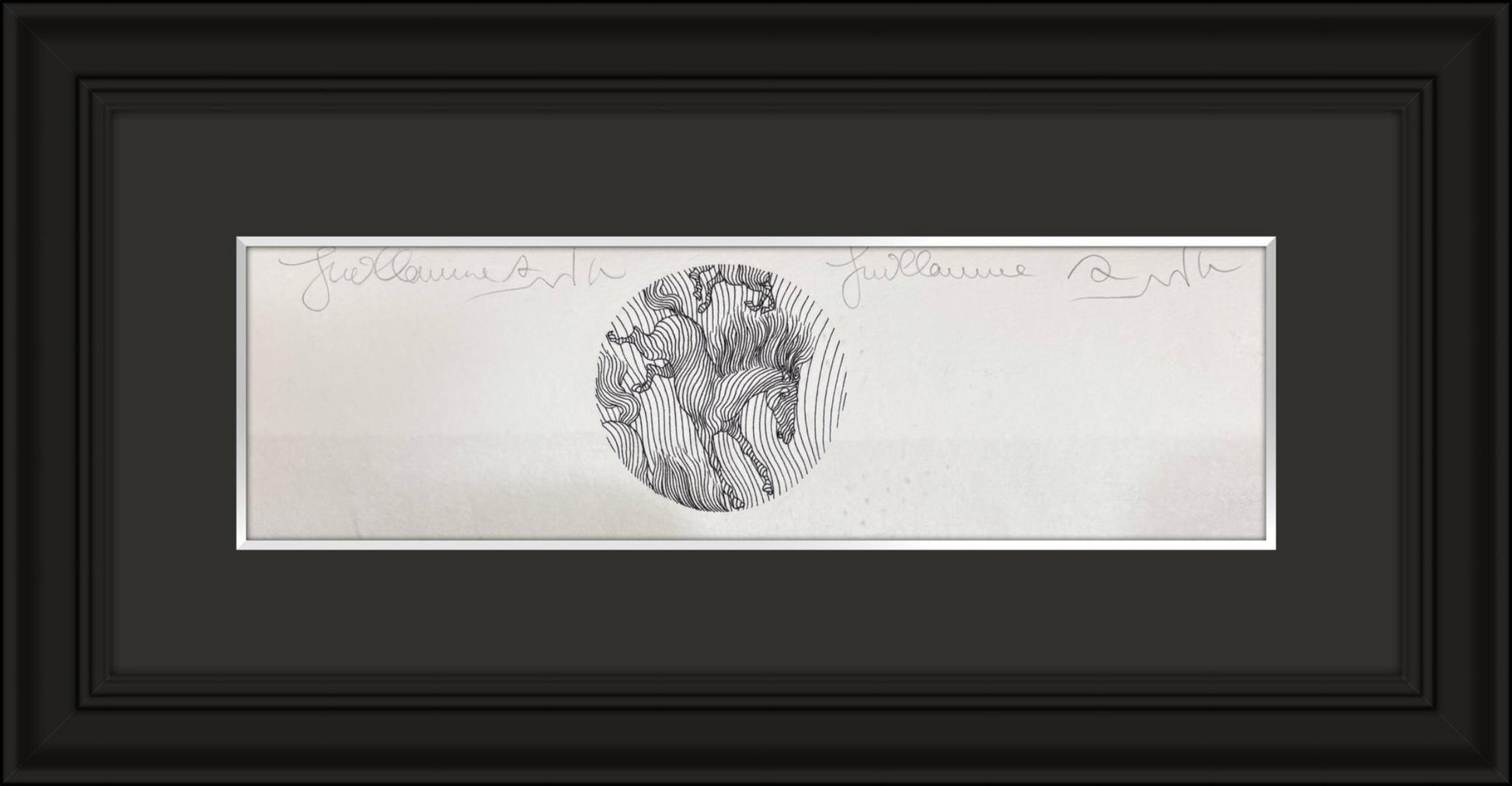 Azoulay- Original pen and ink design on paper