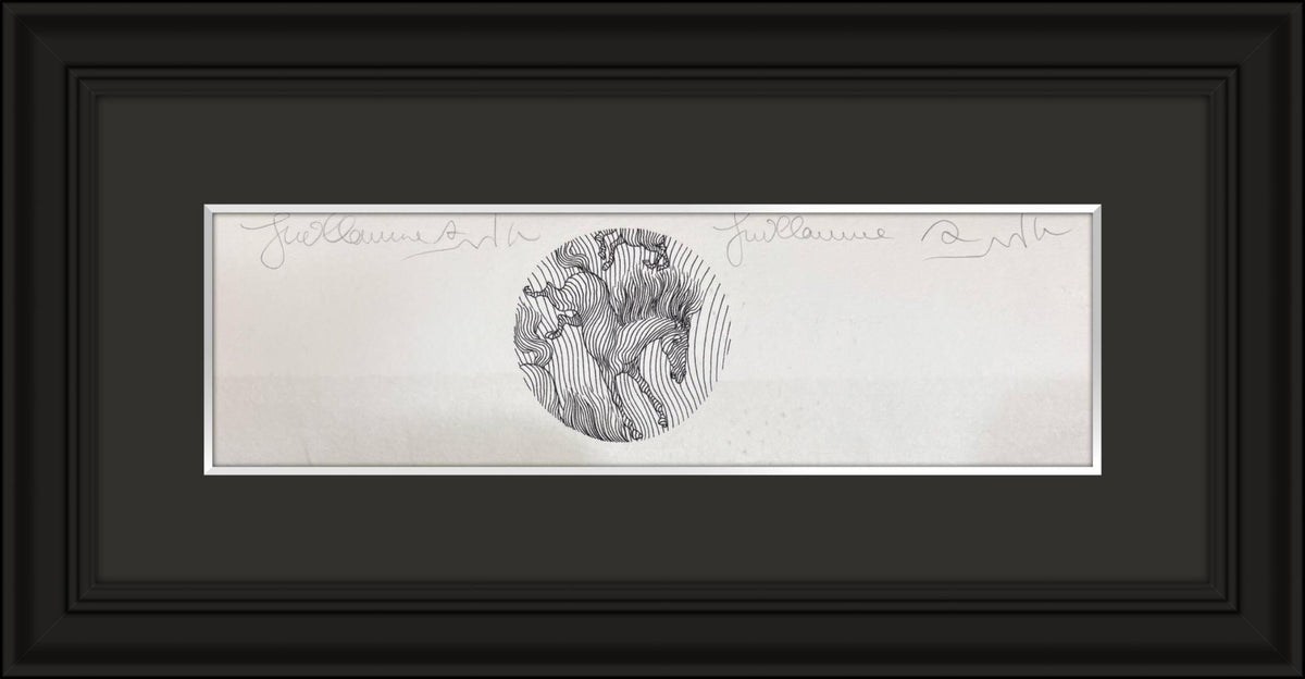 Azoulay- Original pen and ink design on paper