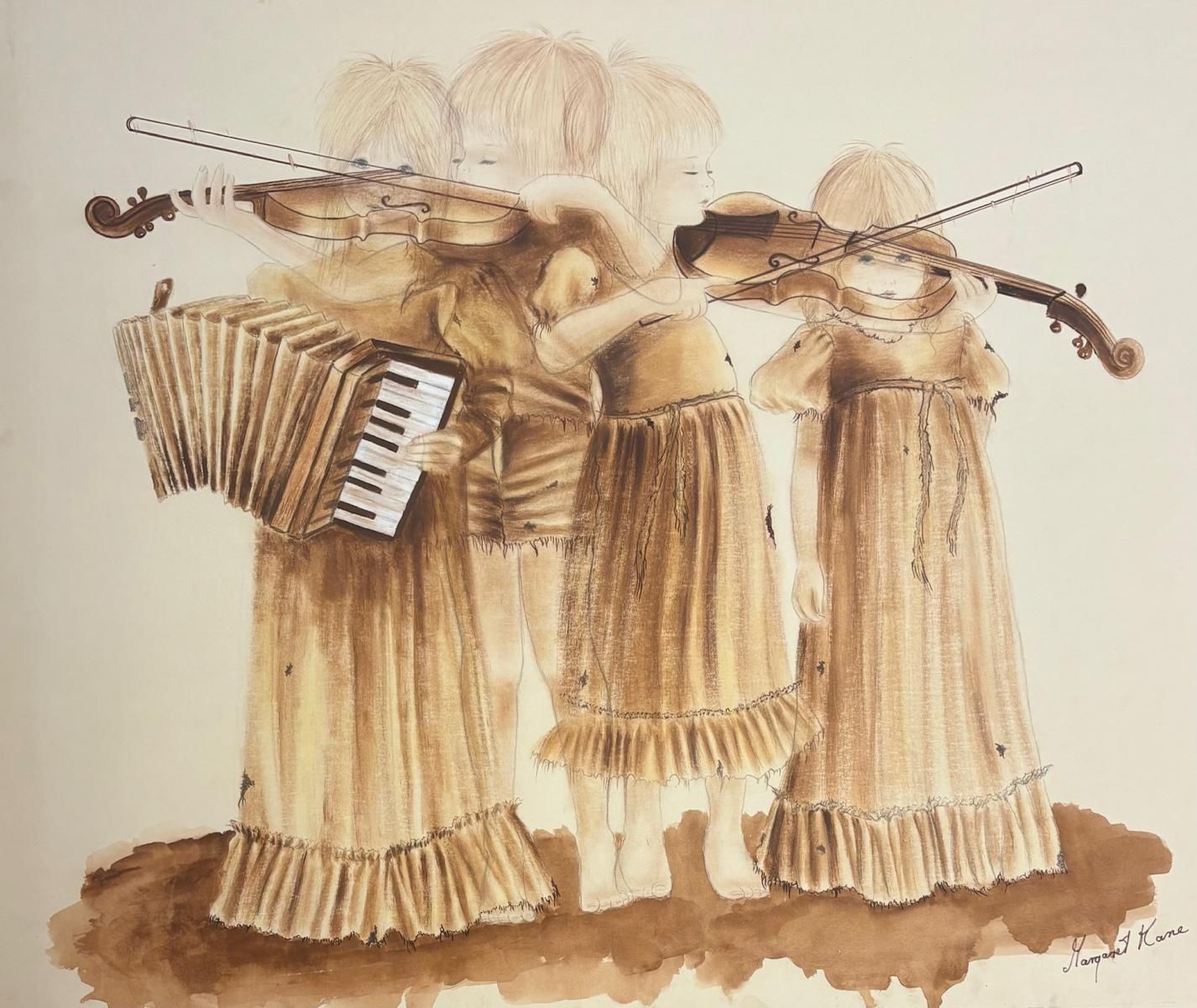 Margarette Kane- Original one of the kind acrylic painting on panel board