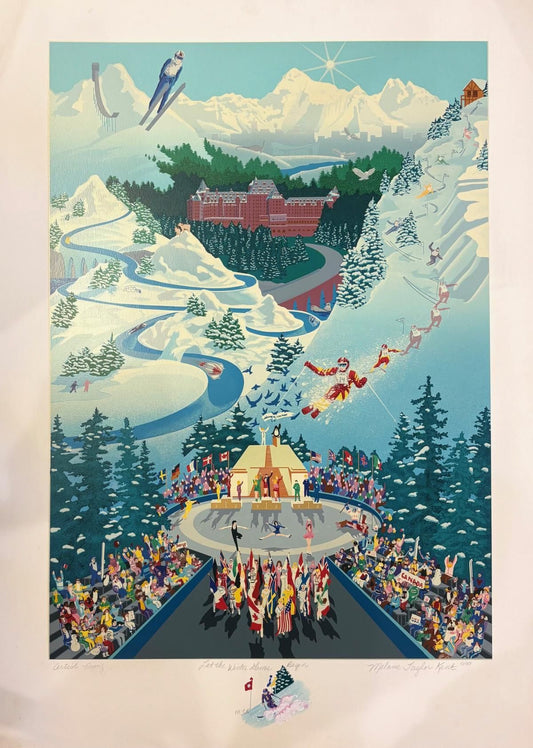 Melanie Taylor Kent- Serigraph on paper with hand drawn remarque