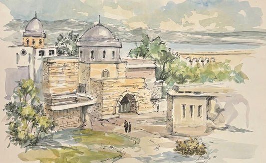 Alex Firley- Original watercolor painting on paper