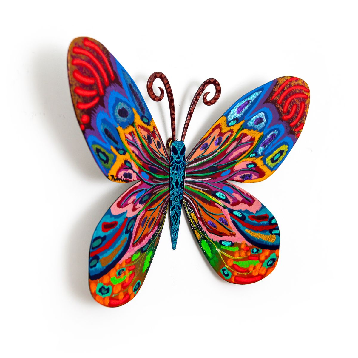 Patricia Govezensky- Original Painting on Cutout Steel "Butterfly"
