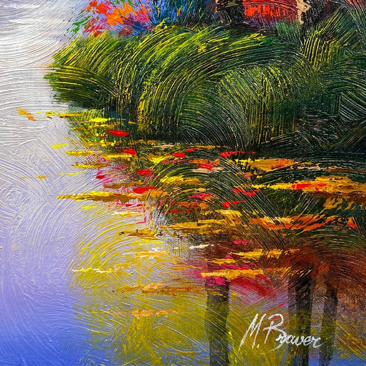 Mark Braver, Original Acrylic Painting on Canvas, Hand Signed with Letter of Authenticity.