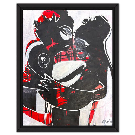 Jenik Cook, Framed Hand Signed Original Painting with Letter of Authenticity.