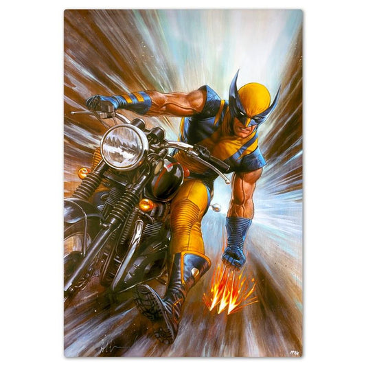 Marvel Comics & Adi Granov, "Return of Wolverine" Limited Edition on Aluminum, PP Numbered 3/4 and Hand Signed with Letter of Authenticity.