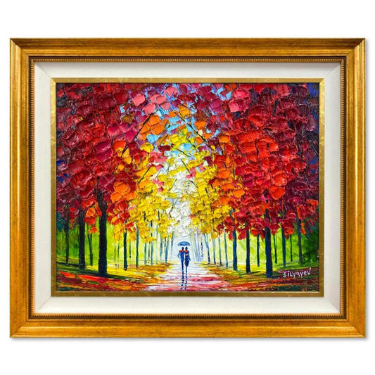 Slava Ilyayev, Framed Original Oil Painting on Canvas, Hand Signed with Letter of Authenticity.