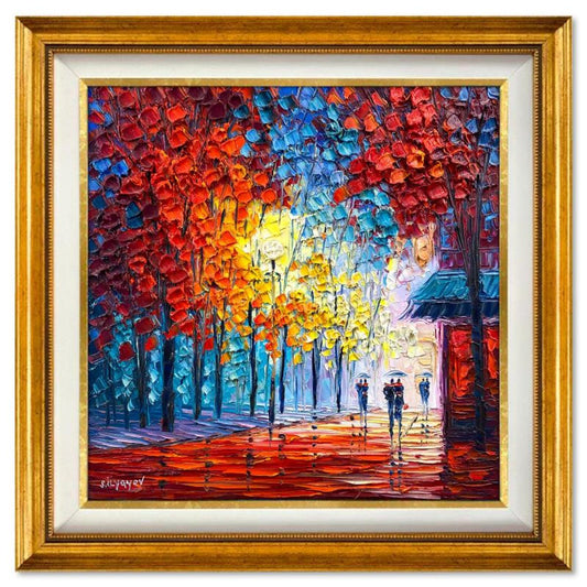 Slava Ilyayev, Framed Original Oil Painting on Canvas, Hand Signed with Letter of Authenticity.