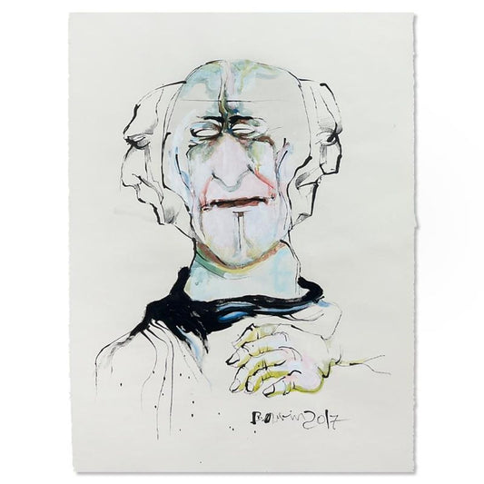 Milton Berwin (1925-2023), Original Painting (30" x 22.5"), Hand Signed with Letter of Authenticity.