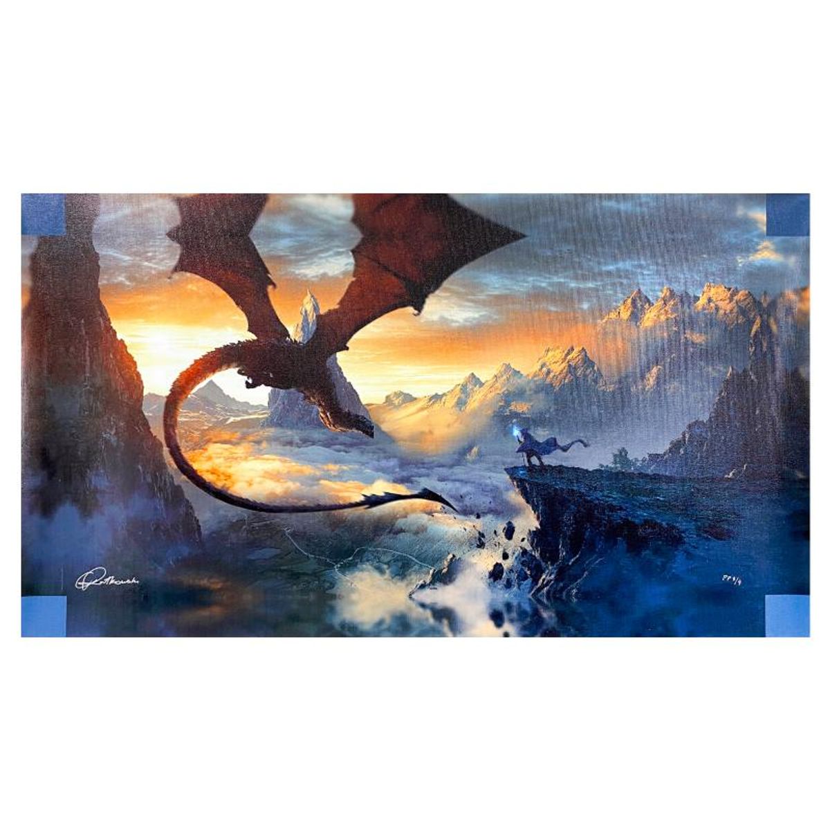 Greg Rutkowski, "Farewell" Limited Edition on Canvas, PP Numbered 3/4 and Signed with Letter of Authenticity.