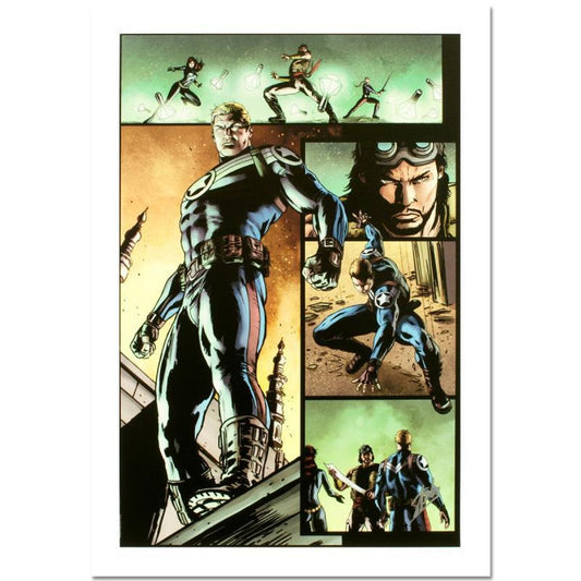 Stan Lee Signed, Marvel Comics Limited Edition Canvas 4/10 "Hulk #43" with Certificate of Authenticity.