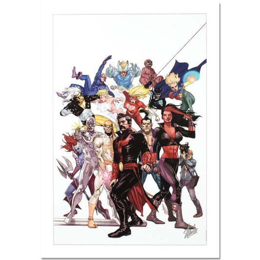 Stan Lee Signed, Marvel Comics "Defenders: Strange Heroes #1" Limited Edition Canvas, Numbered 8/10 with Certificate of Authenticity.