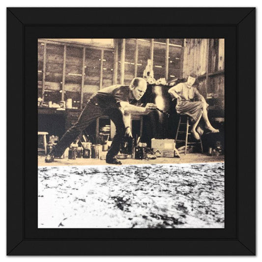 Steve Kaufman (1960-2010), "Jackson Pollock" Framed Hand Pulled Limited Edition Silscreen, Numbered PP 8/50 Inverso and Hand Signed with Letter of Authenticity