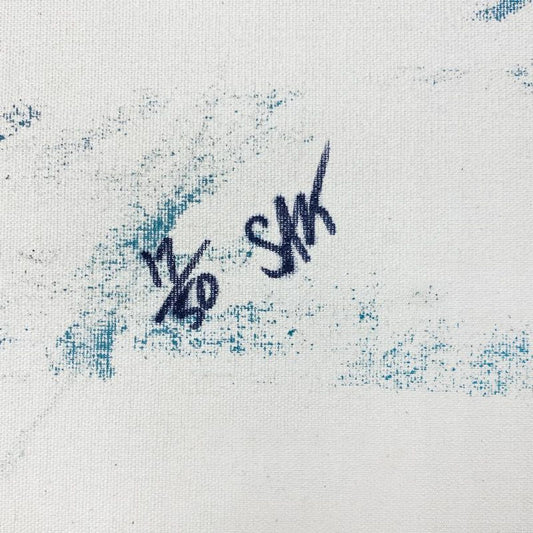 Steve Kaufman (1960-2010), "Kabbalah" Framed Hand Embellished Limited Edition Silscreen, Numbered 17/50 Inverso and Hand Signed with Letter of Authenticity