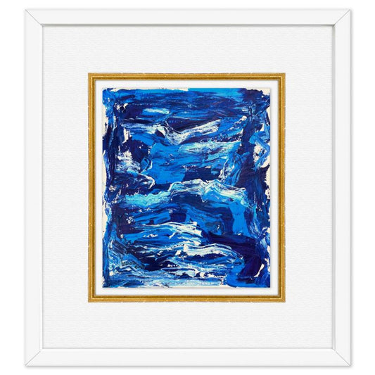Yuroz, Framed Original Painting, Hand Signed with Letter of Authenticity.