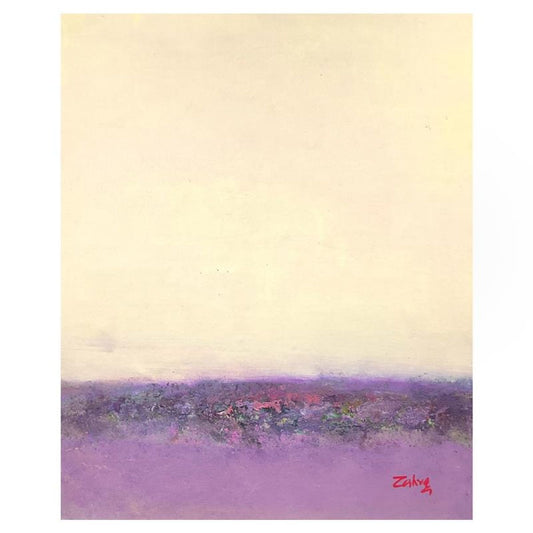 Zahra, Original Acrylic Painting on Canvas (30" x 24"), Hand Signed with Letter of Authenticity