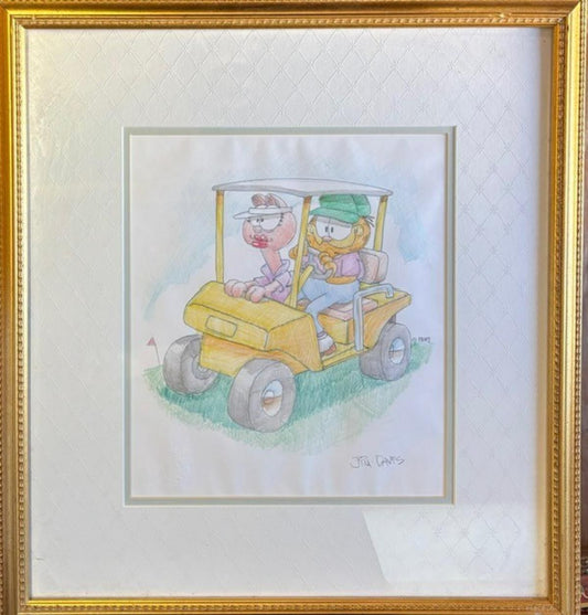Jim Davis- Original animation drawing