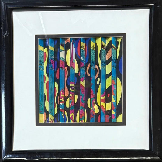 STEVEN SHEREM- ORIGINAL ONE-OF-A-KIND PAINTING 3D POLYMORPH SCULPTURE