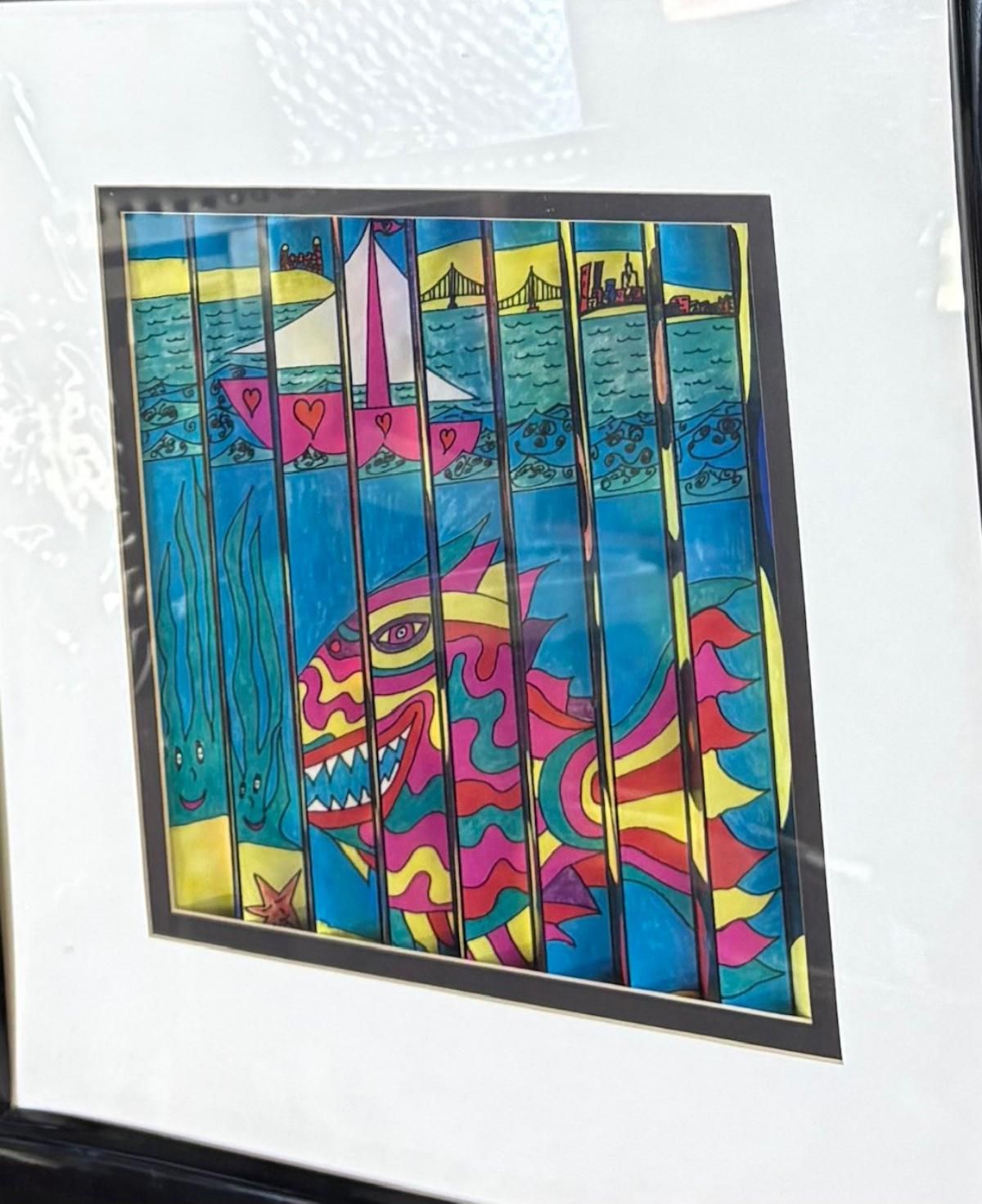 STEVEN SHEREM- ORIGINAL ONE-OF-A-KIND PAINTING 3D POLYMORPH SCULPTURE