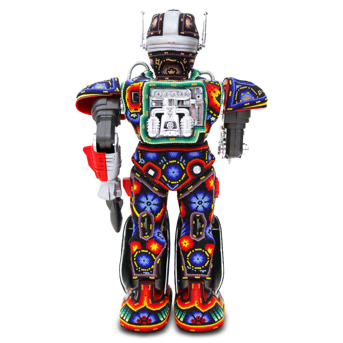 Rick Wolfryd- Original Mixed Media Sculpture "MR. Roboto"