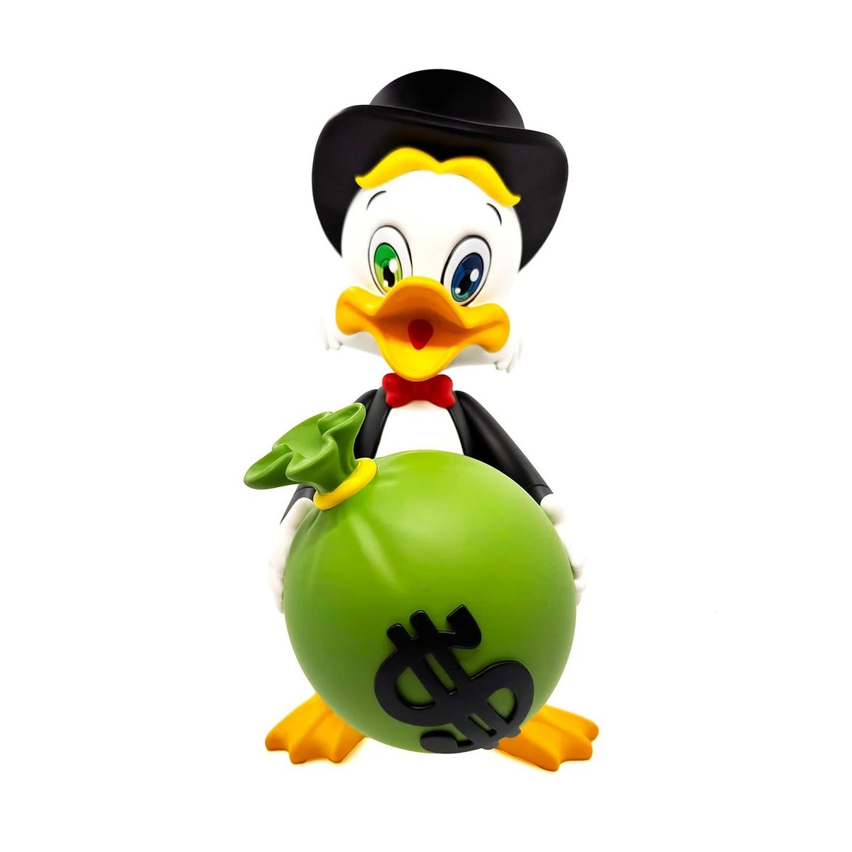 Alec Monopoly- Painted Solid Cast Vinyl Sculpture "Rich Ducky"