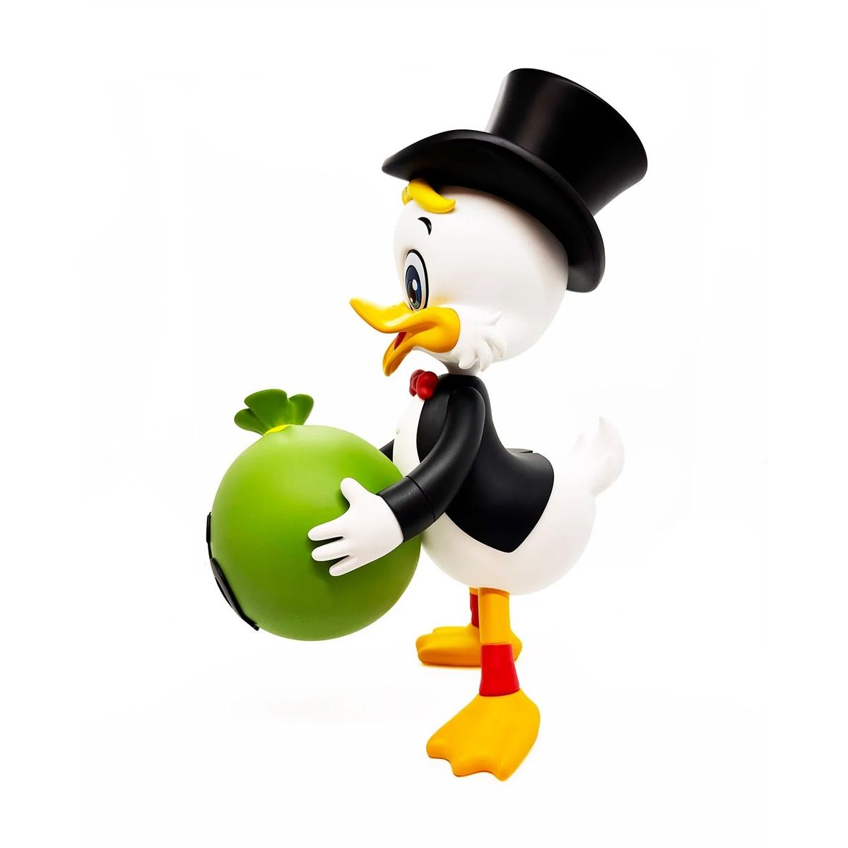 Alec Monopoly- Painted Solid Cast Vinyl Sculpture "Rich Ducky"