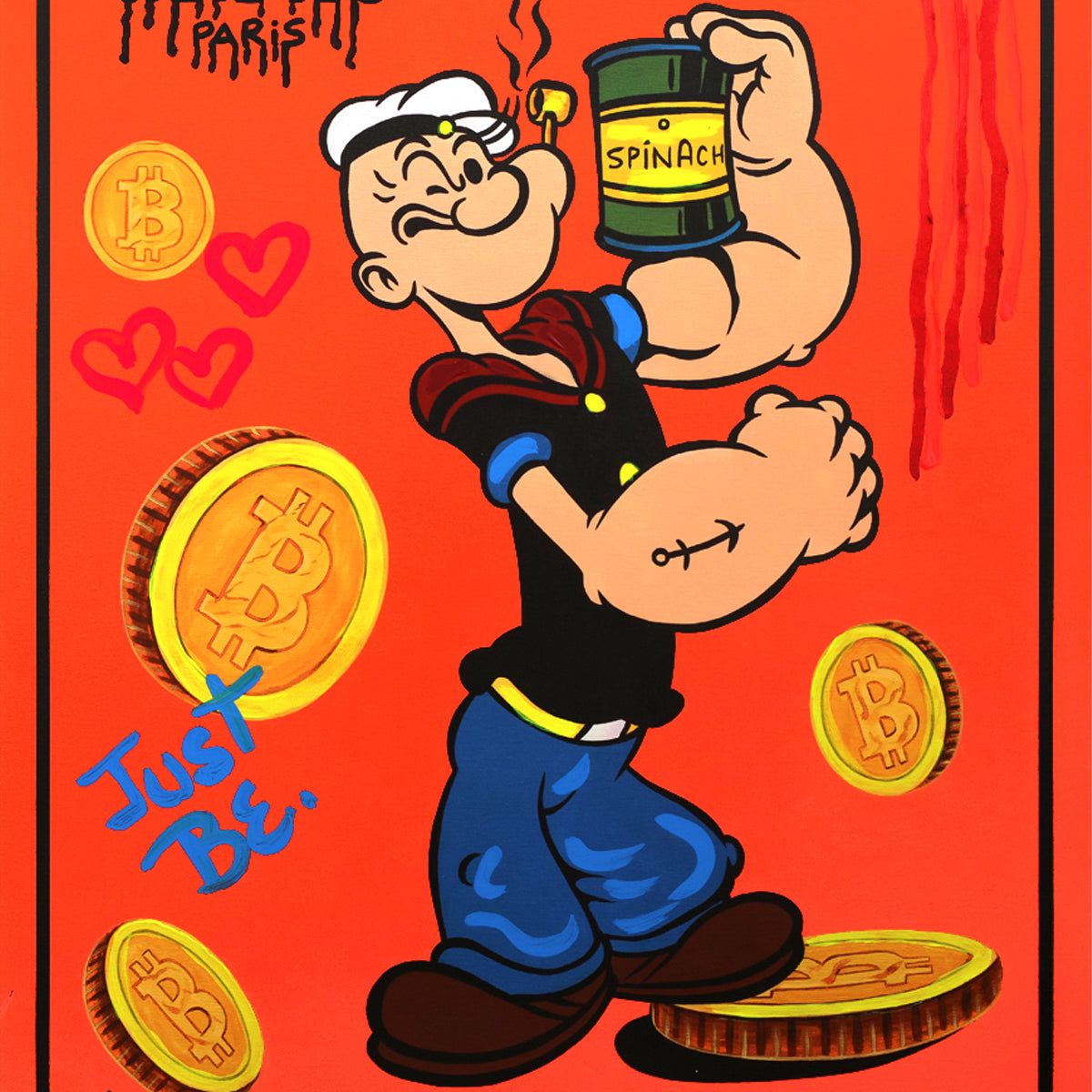 Nastya Rovenskaya- Mixed Media "Pumped Coin"