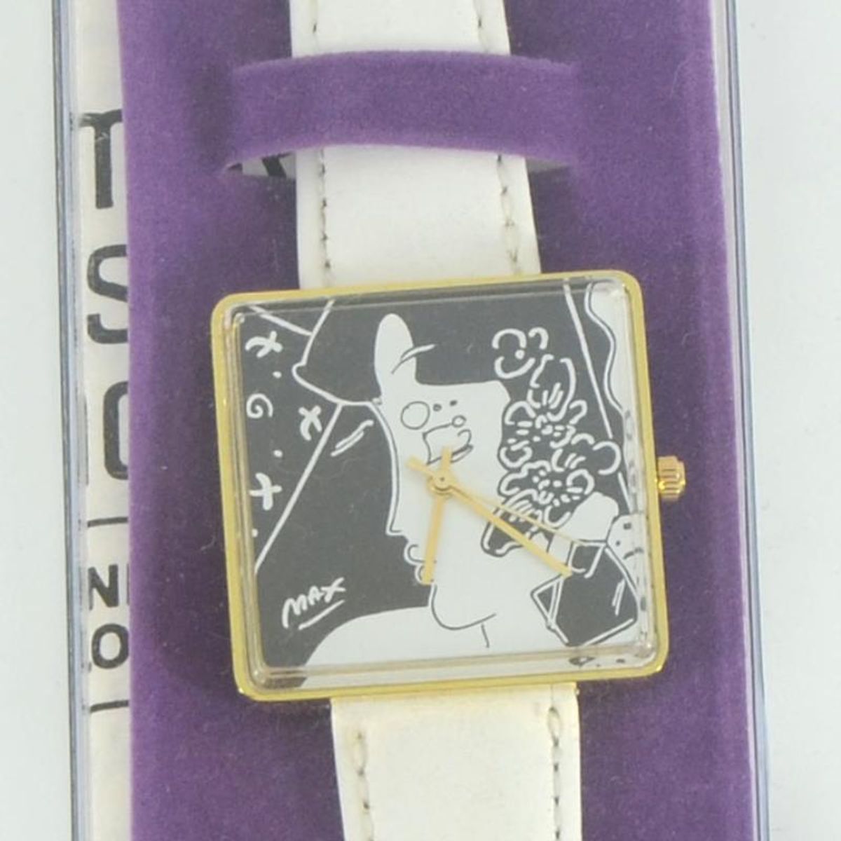 Vintage Peter Max "Profile" Watch with Original Packaging and Paperwork