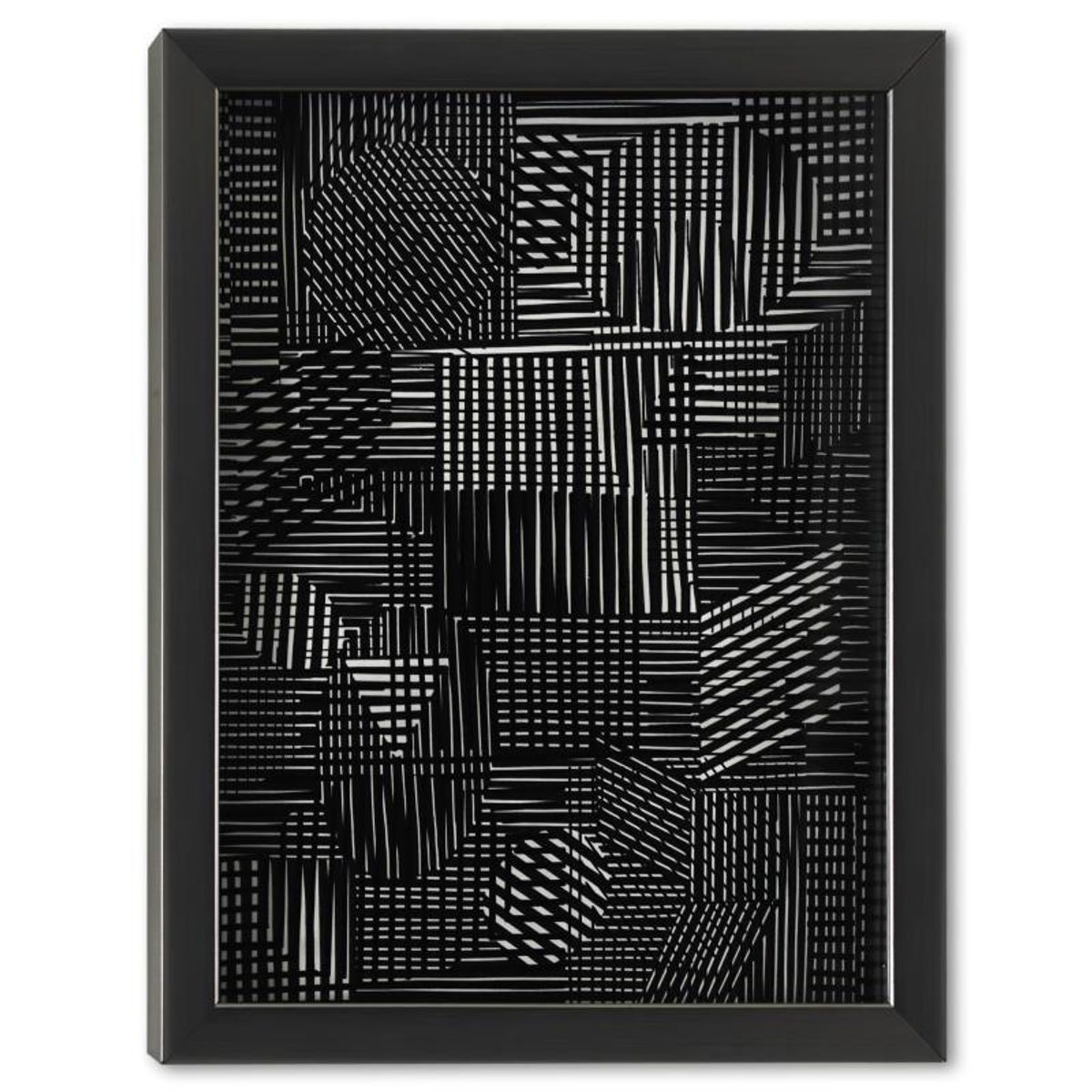 Victor Vasarely (1908-1997), "Trois Dimensions Optique de la serie Cinetiques" Framed 1973 Dimensional Art with Letter of Authenticity