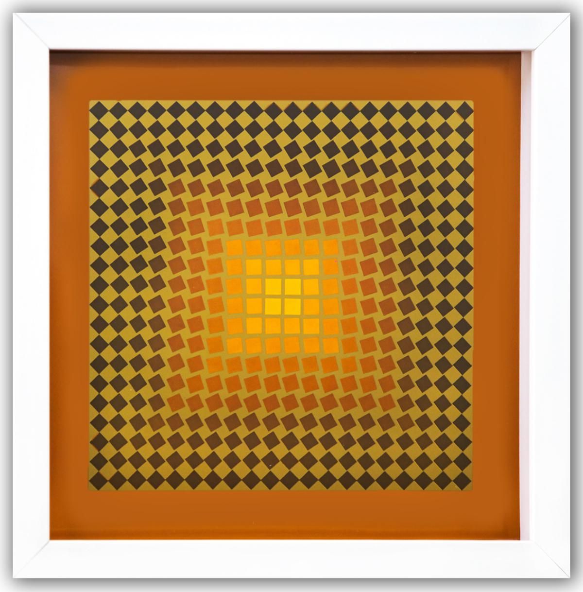 Victor Vasarely- Heliogravure Print "Untitled"