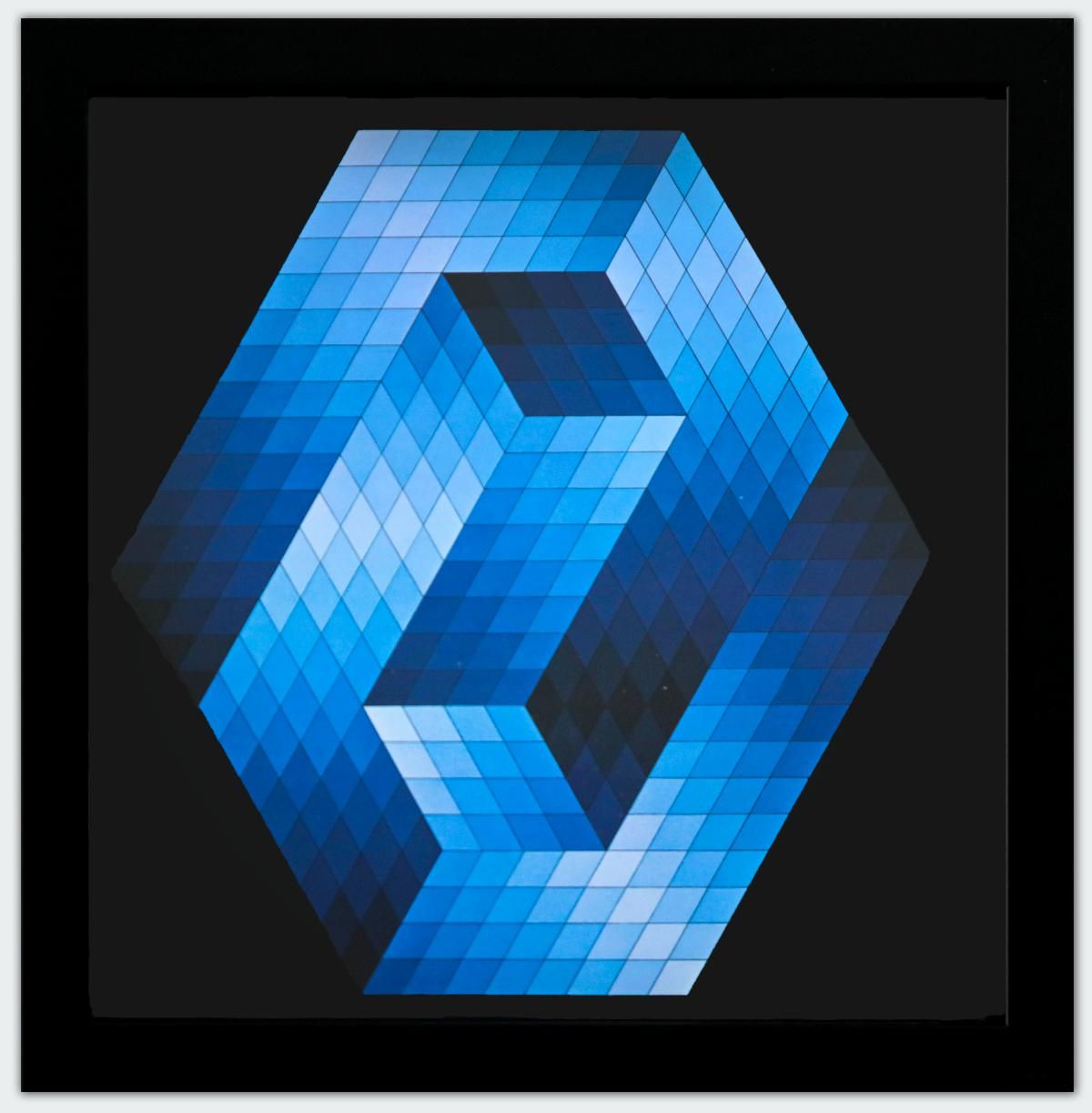 Victor Vasarely- Heliogravure Print "Untitled"