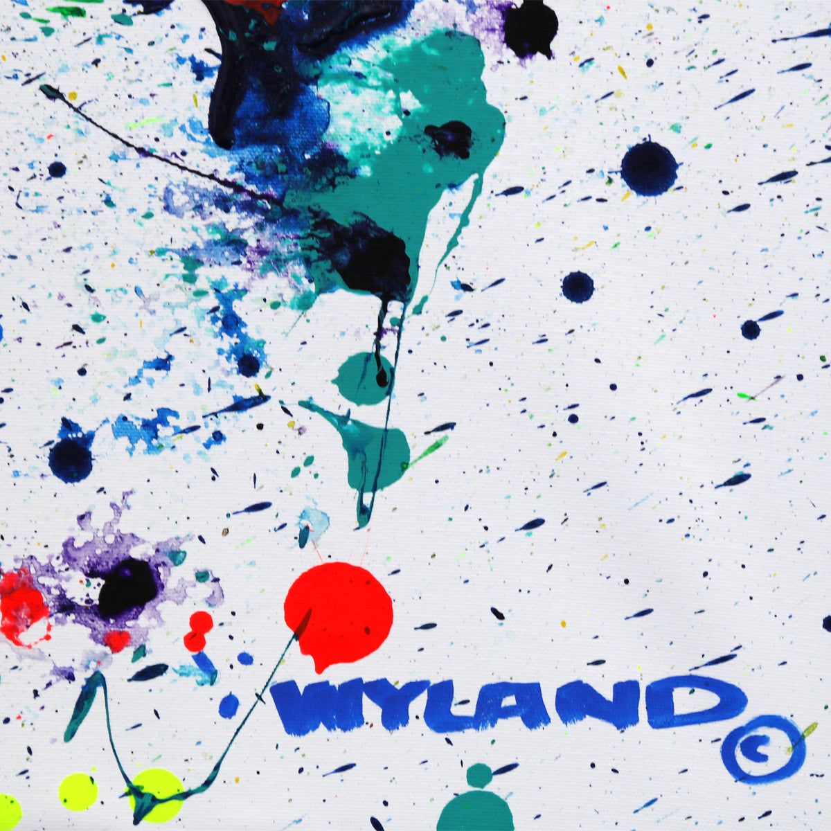 Wyland- Original Painting on Canvas "Abstract"