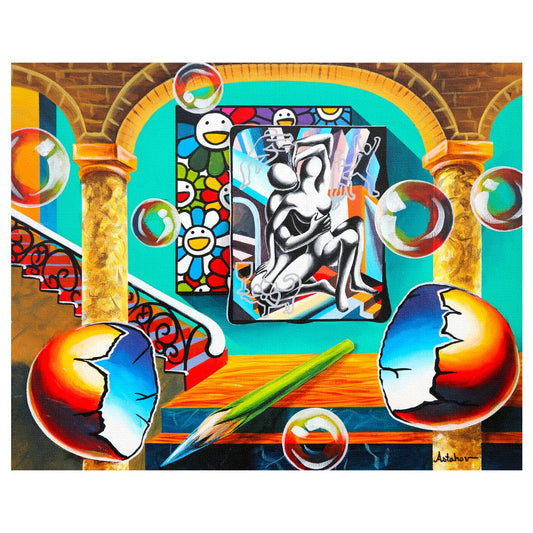 Alexander Astahov- Original Oil on Canvas "Arcade of Infinity"