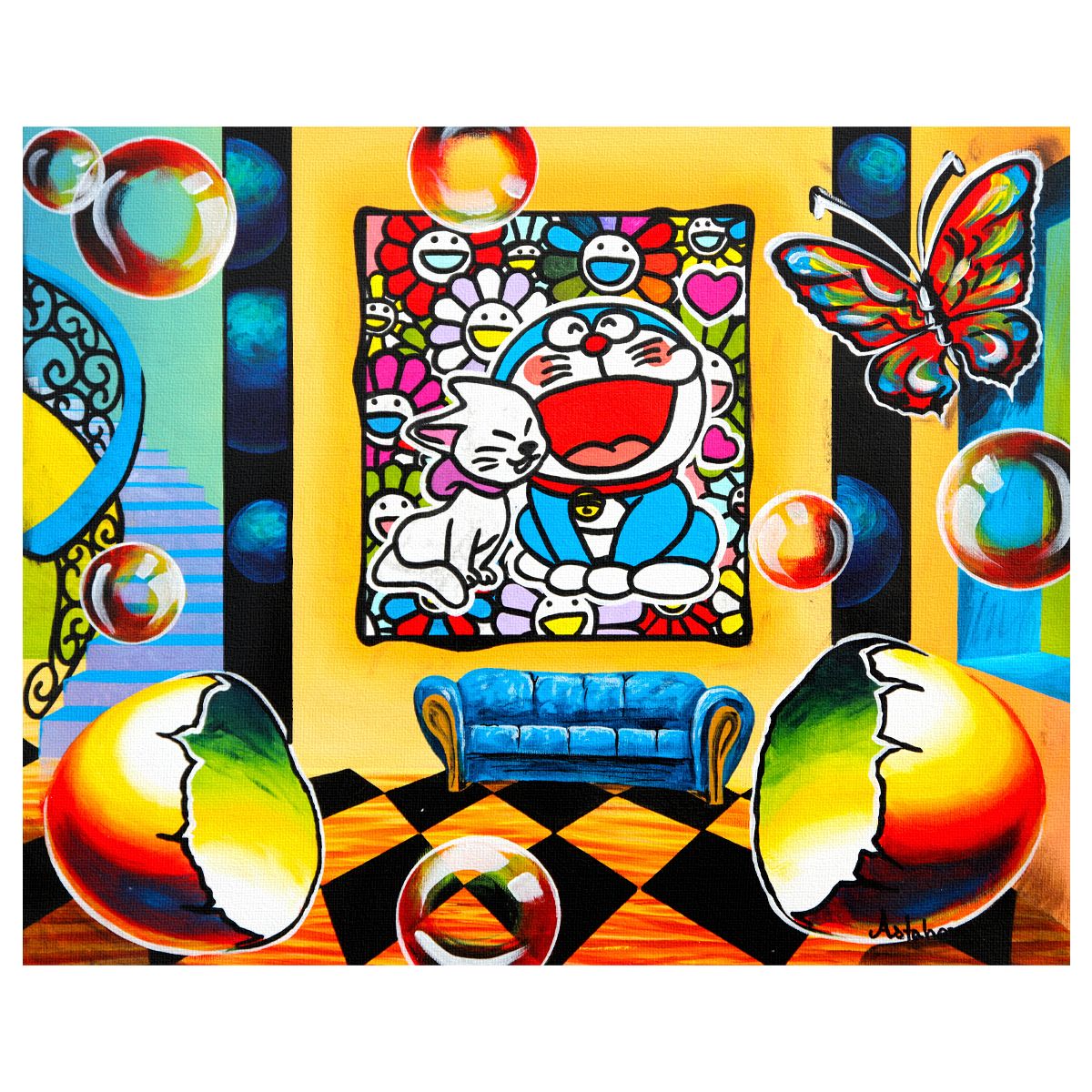 Alexander Astahov- Original Oil on Canvas "Arcade of Memories"