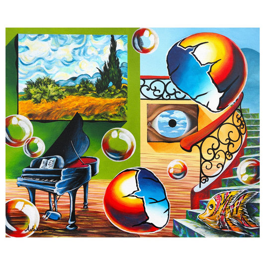 Alexander Astahov- Original Oil on Canvas "Golden Age Dreams"