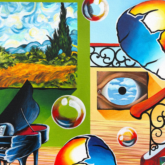 Alexander Astahov- Original Oil on Canvas "Golden Age Dreams"