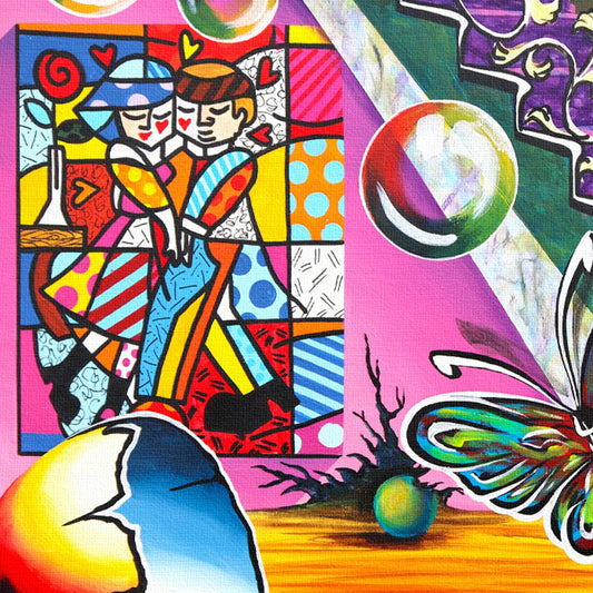 Alexander Astahov- Original Oil on Canvas "Cosmic Reflections"