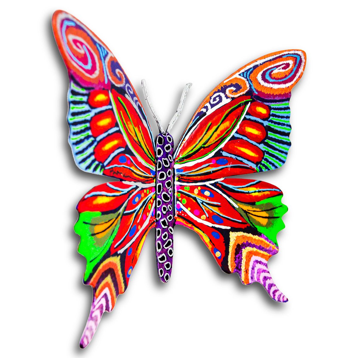 Patricia Govezensky- Original Painting on Cutout Steel "Butterfly"