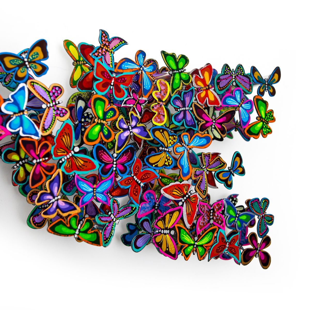Patricia Govezensky- Original Painting on Cutout Steel "L O V E"
