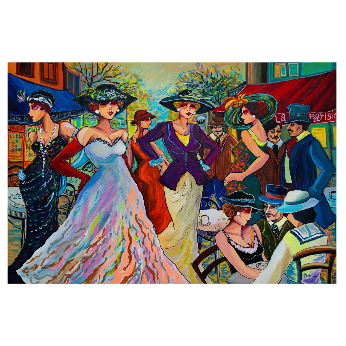 Patricia Govezensky- Original Acrylic on Canvas "City Secrets"