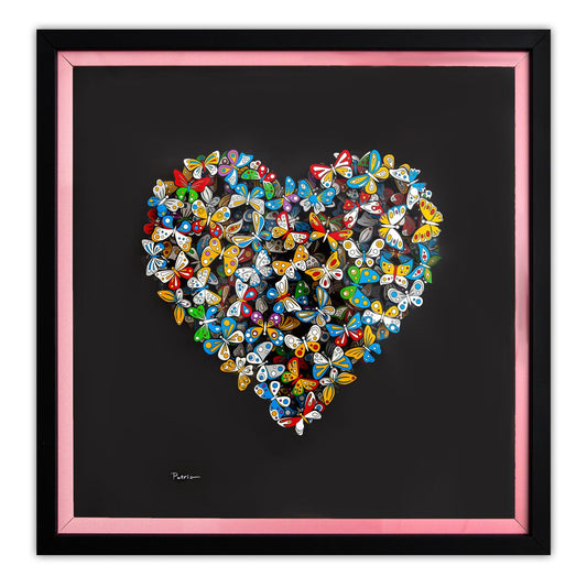 Patricia Govezensky- 3D Multilayered Woodcut "Love in Paradise"